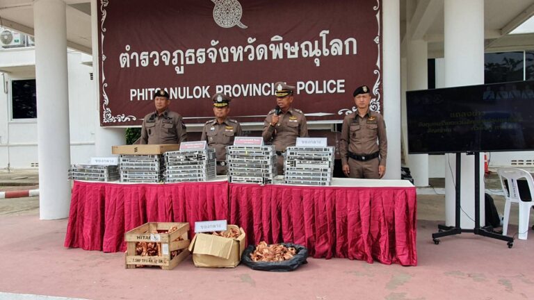 ตำรวจภาค 6 ลุยจับแก๊งขโมยกล่องส่งสัญญาณเบสแบรนด์เครื่อข่ายโทรศัพท์ยี่ห้อดัง